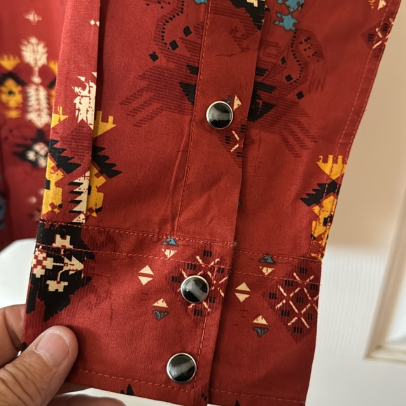 James Cody Authentic Western Ware Shirt Rust Color - Picture 5 of 10